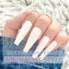 Cimenexe Red Press on Square Nails Gradient Artificial Nails Short