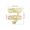 sourcing map 6 Pcs Vintage Lock Clasp, 37 x 42mm