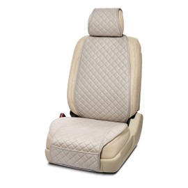 IVICY 1 PCs Suede Car Seat Cover for Cars - Non-Slip Soft & Breathable - Front Car Seat Protector Covers Universal Fits Most Automotive, Vans, SUVs, Trucks