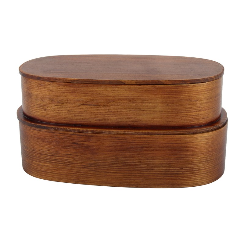 Lunch Box Set Japanese Style Wooden Food Storage Container for