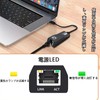 Wired LAN Adapter, USB 10/100/1000Mbps, USB 3.0 to RJ45 Compatible,
