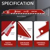 PAYA Carbide Reciprocating Saw Blade for Aerated Concrete & Hollow