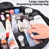 Drawstring Makeup Dag, Travel Portable Cosmetic Bag, Large Capacity Waterproof