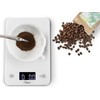 Ozeri Touch Professional Tempered Glass Digital Kitchen Scale, White