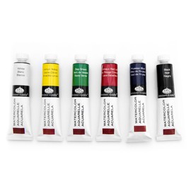 Royal & Langnickel Watercolor Artist Tube Paint, 21ml, 6-Pack