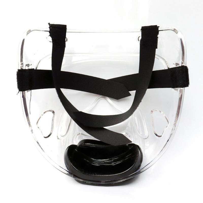 Taekwondo Headgear Clear Face Guard Portable Detachable Taekwondo Head Guard