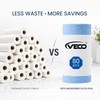 Microfiber Cleaning Cloth Roll 80 PCS, 12" x 12"