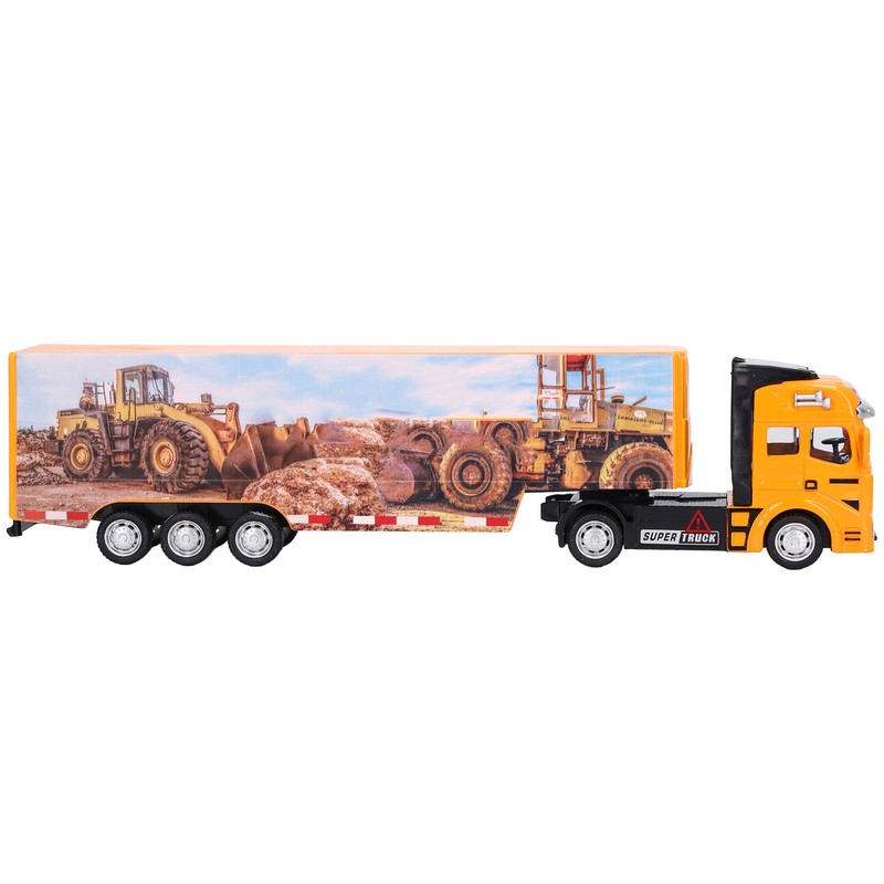 Container Truck Toy Alloy Simulation Mini Child Vehicle Model for