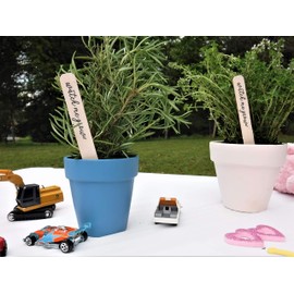 20-Pack: Watch Me Grow Party Favor Garden Plant Labels