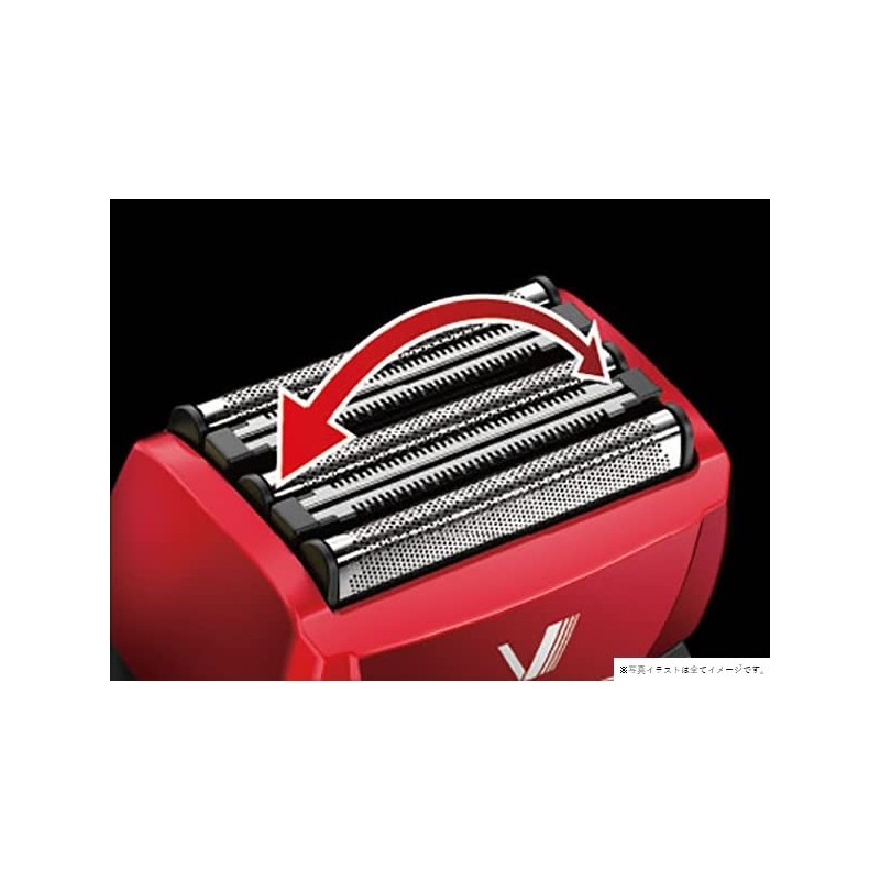 Izumi Seiko IZF-V551-A (Blue) Solid Series Reciprocating Shaver, 4 Blades