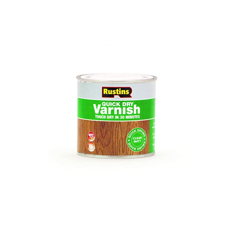 Rustins Quick Dry Varnish Clear Matt 250ml