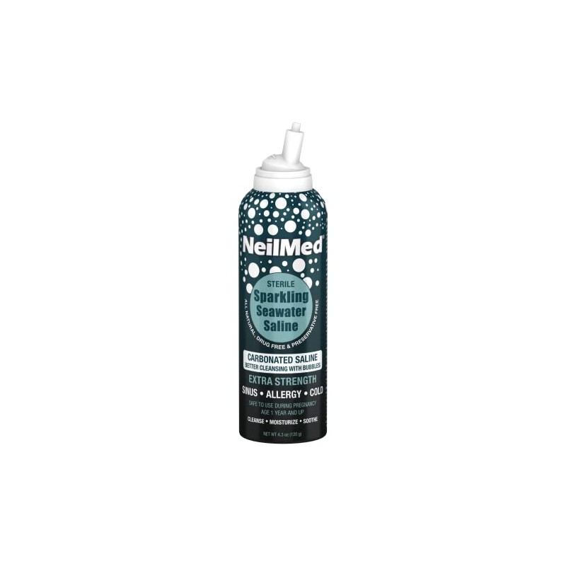 NeilMed Sparkling Seawater Extra Strength Nasal Saline Spray 125 mL