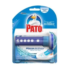Pato 3 Pz Gel Limpiador Para Sanitarios Pato Discos Activos Brisa