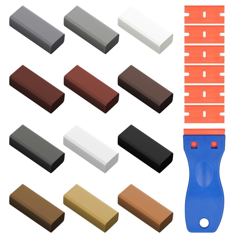 NUTKIT 19PCS Laminate Floor Repair Kit, Laminate Worktop Repair Kit