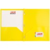 JAM Paper Medium Weight Plastic Presentation Folder with Metal Prong