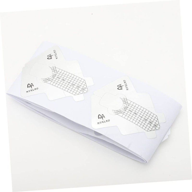 OATIPHO Aluminum Foil Fish-Shaped Nail Extension Stickers 1 Roll Thick