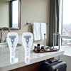 2Pcs Clear Travel Razor Case, Hard Plastic Shaver Cover with