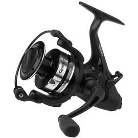 DAM Quick 1 FS Fishing Reel, Spinning Reels, High Speed Fishing Reel with Smooth Drag System for Ultimate Performance, Unisex, Black, 6000