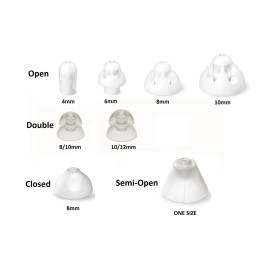 Connexx, Rexton, Siemens, Miracle Ear Life Tips Siemens Signia Rexton Miracle Ear 10mm Open Dome 6 pack