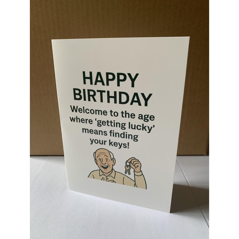LTJP Products UK Manufactured Happy Birthday Humorous Funny Cheeky Light