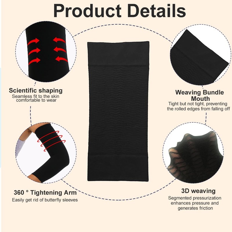 Arm Shaper, Pack of 4 Arm Shapers, Elastic Upper Arm