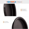 KOVOSCH 6 Pack Closet Door Finger Pull Oil Rubbed Bronze-