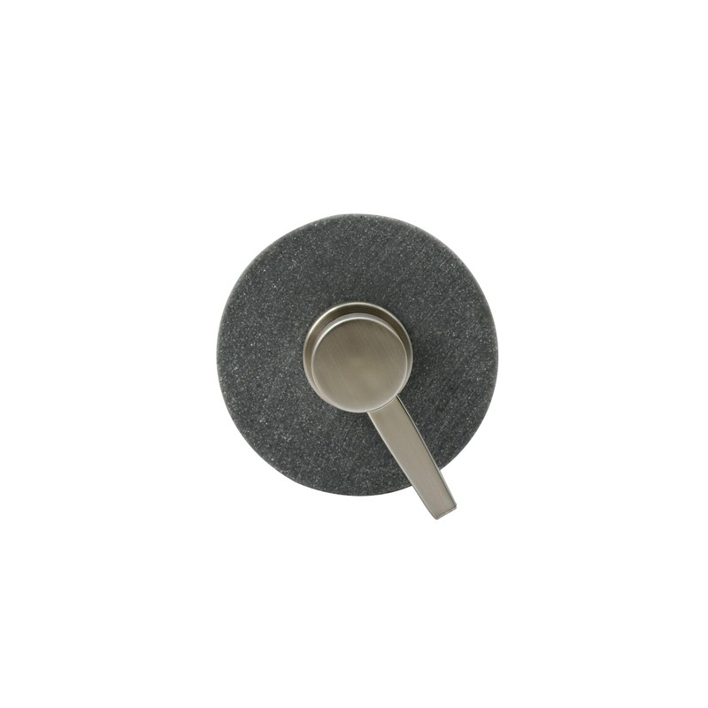 Indecor Home Resin Neutral Gray Sandstone Shampoo Engraved Bottle Refillable