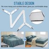Wadeo Adjustable Elastic Bed Sheet Tighteners Bed Sheet Clip Mattress