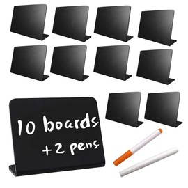 Standing Mini Chalkboard Signs, Acrylic Chalk Sign for Food - Buffet - Tables - Wedding - Small Chalkboard Sign - Bakery - Buffet Signs for Food - Table Sign–Party- Food Display Signs