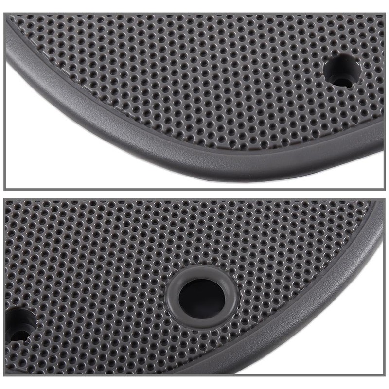 G-PLUS Dash Speaker Grille Grill Cover Gray 2pcs Front Left&Right