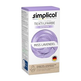 simplicol Miss Lavender 1027249 Intensive Textile Dye, Easy Washing Machine, All-in-1 Complete Pack, 1 Pack