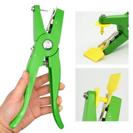 NOMAL Livestock Ear Tag Pliers Universal Livestock Ear Tag Applicator for Livestock Animal Cattle Pig Goat Sheep Lamb Ear Tag Tool, green