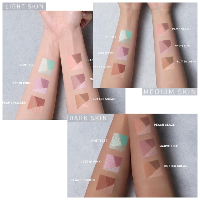 3CE Color Grid Eyeshadow 3.3g, Shade:Flame Flicker