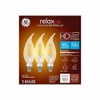 GE Relax 60-Watt EQ CA10 Soft White Dimmable Candle Bulb