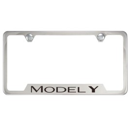 MVP Chrome License Plate Frame For Telsa ModelY Model Y