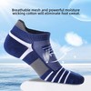 Copper Cushioned Athletic Ankle Socks, Low Cut Training Socks, Odor