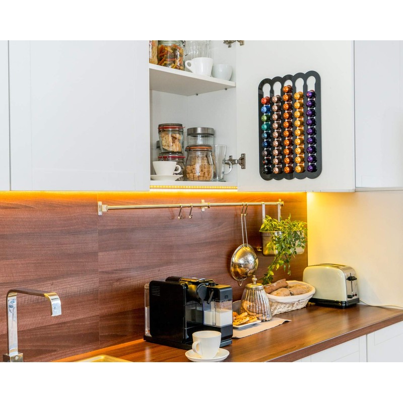 Demi's Home Adhesive Coffee Pod Holder for Nespresso Original Capsules