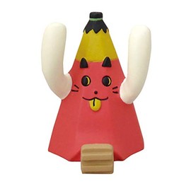 Decole YK-61346 Kara-Umbrella Nyanko Design Accessory, 1.4 x 1.8 x Height 1.9 inches (3.6 x 4.5 x 4.7 cm), Card Stand