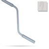 Awning Crank 80–160 cm, Butcher Hook, Grey