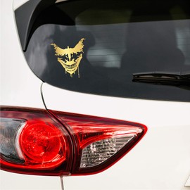 Joker Sticker Decor Film Car Sticker K076 (Metallic Gold, 10 x 10 cm)