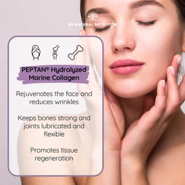 N2 Natural Nutrition Marine Collagen & Hyaluronic Acid | 150 Caps, 75 Days | PEPTAN Collagen Supplements for Skin Care, Hair & Joints | with Magnesium, Vitamin C. Anti Aging Effect. EU. N2 Natural Nutrition
