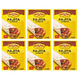 General Mills Old El Paso Fajita Seasoning Mix, 24g/0.8oz., 6-Pack {Imported from Canada}