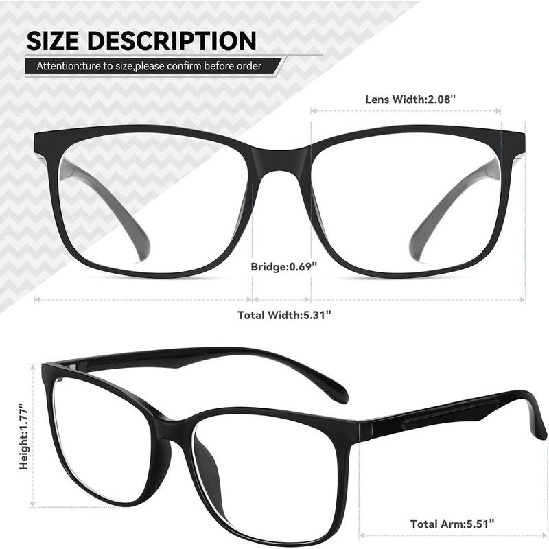 Blue Light Glasses Men Blue Light Blocking Women Anti UV