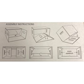 (8) SHORT White Comic Storage Boxes - Holds 150 - 175 Comic Books
