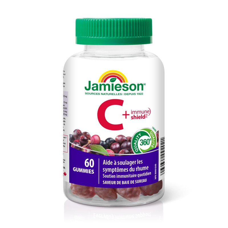 Jamieson Jamieson Vitamin C plus Immune Shield Gummies - Elderberry