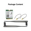 Waveshare Wireless AX200 NIC, Gigabit Dual-Band Wi-Fi 6, 802.11AX Standard,