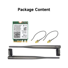 Waveshare Wireless AX200 NIC, Gigabit Dual-Band Wi-Fi 6, 802.11AX Standard, Bluetooth 5.2