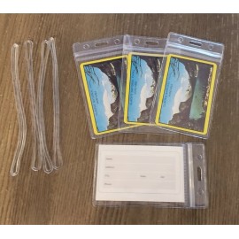 Unbranded 4 Glacier National Park, Montana Luggage Tags - Vintage/Retro playing cards