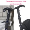 Swantú Walking Stick Holder Foldable Cane Holder Crutches Flexible Hook