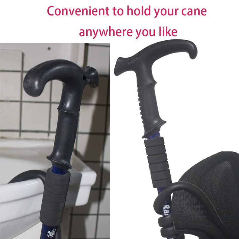 Swantú Walking Stick Holder Foldable Cane Holder Crutches Flexible Hook
